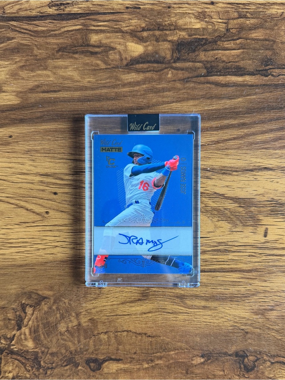 2024 Wild Card Matte Jose Ramos Blue Auto 3/8 Chicago Cubs Prospect Autograph